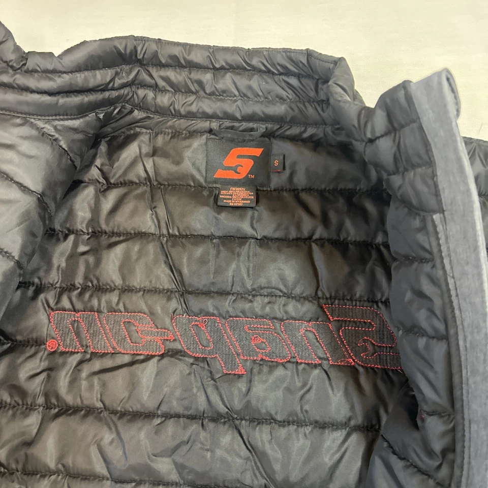 Snap On Tools Men's Small Jacket Quilted Puffer Full Zip Lightweight Black NWOT - Image 3 of 4