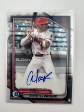 2024 Bowman Draft - Chrome Prospect Autographs Christian Moore #CPA-CM (AU, RC)