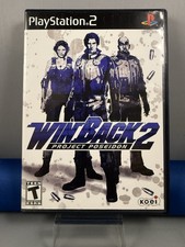 Winback 2 Project Poseidon - Sony PlayStation 2 PS2 CIB W/ Reg Card Tested