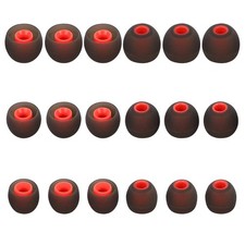 Silicone Replacement Earbud Tips Ear Tips Fit Most in-Ear Earbuds Inner Hole ...