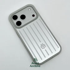RIMOWA Aluminum iPhone 17 Pro Case Silver Made in Germany NWOB