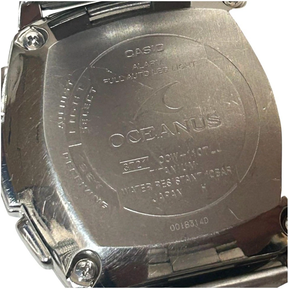 Casio Oceanus OCW-110TLJ Titanio Radio Control Solar Reloj Pulsera Metal