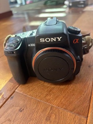 Sony Alpha DSLR-A300 10.2MP Digital SLR Camera w/ Lens Strap Manuals