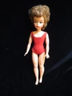 VINTAGE 1962 -BS-12  -3-IDEAL 12" "TAMMY DOLL".  RED SWIM SUIT.  NICE!