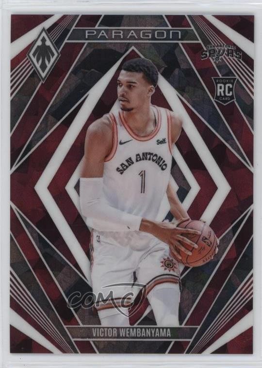 2023 Panini Phoenix Paragon Maroon Ice /275 Victor Wembanyama #13 Rookie RC 1fa0