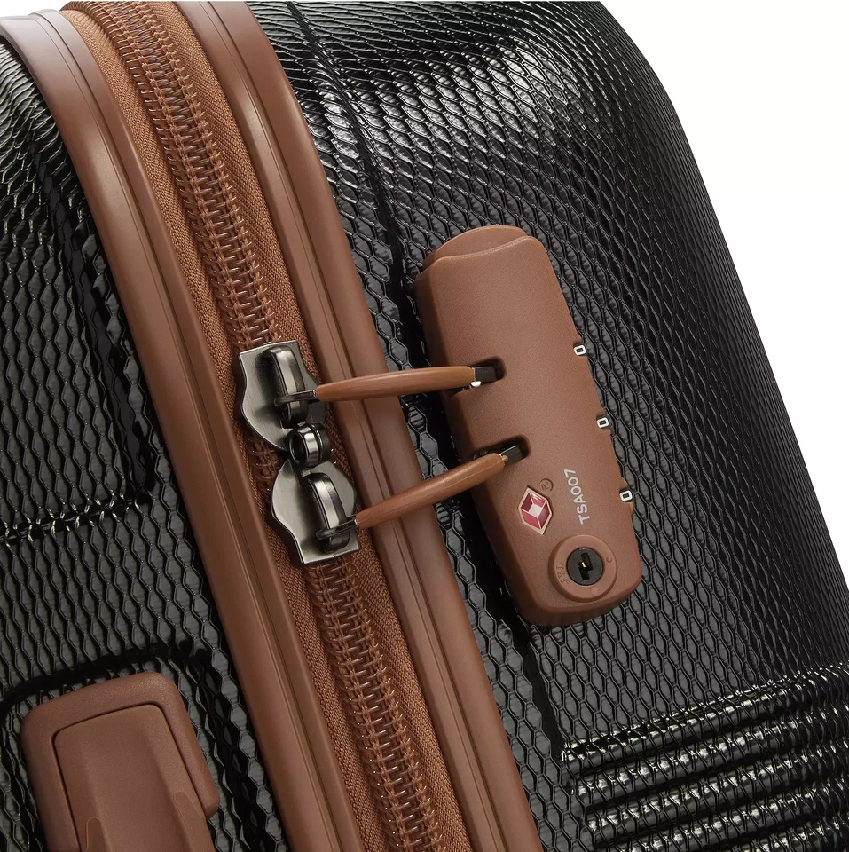 DELSEY PARIS FLANERIE SE 19" CARRY-ON SPINNER BLACK HARDSIDE LUGGAGE NEW NWT - Image 4 of 4