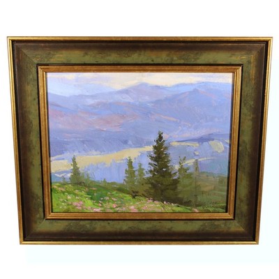 W. STEVE SELTZER MONTANA IMPRESSIONIST LANDSCAPE OIL PAINTING LISTED ARTIST