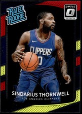 2017-18 Donruss Optic #194 Sindarius Thornwell Red and Yellow Rated Rookie E1
