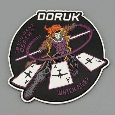 Turkish Air Force Patch DORUK - Do you want Death ? Which one ? TAF - Cards PVC