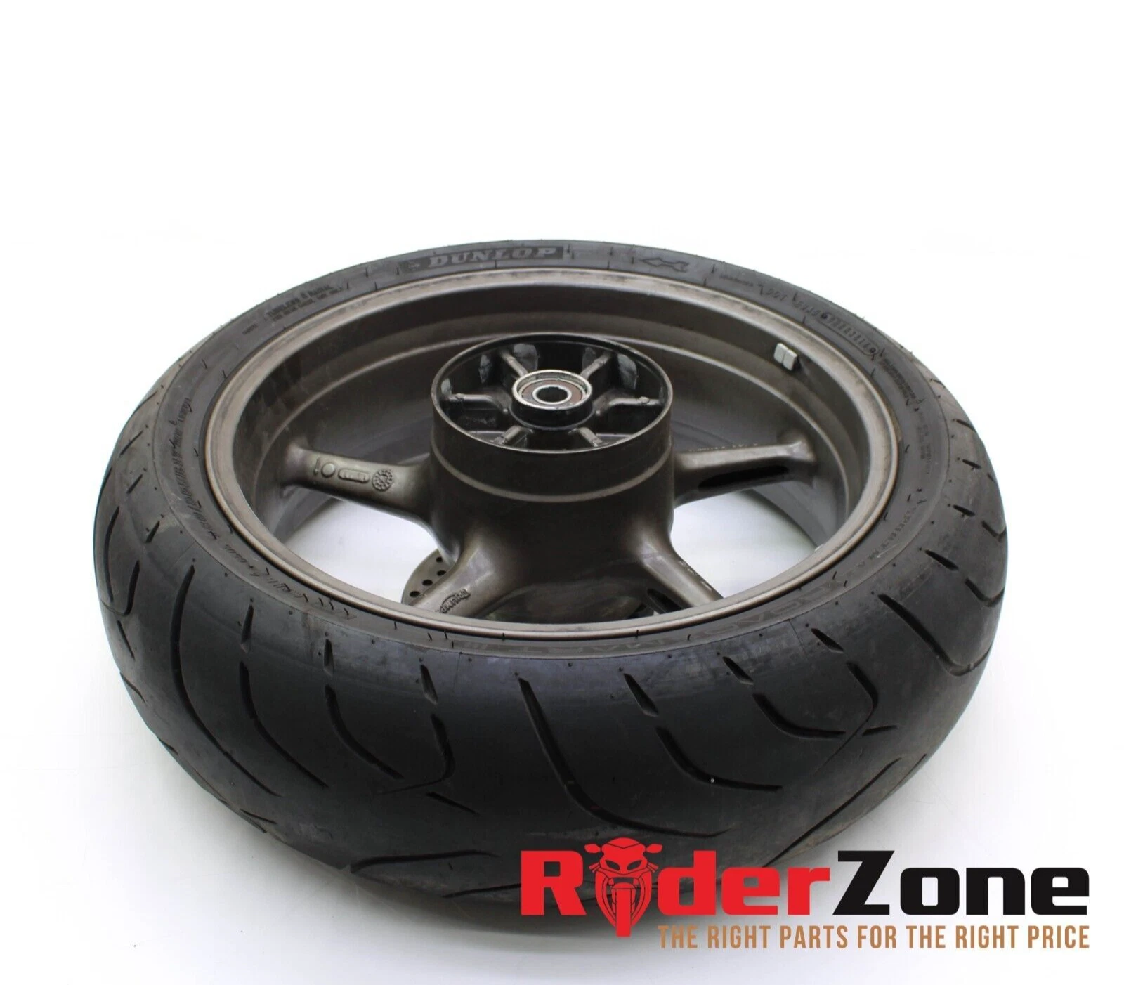 2006 - 2008 TRIUMPH Daytona 675 Hinterrad Bremscheibe Dunlop Reifen Gerade Felge