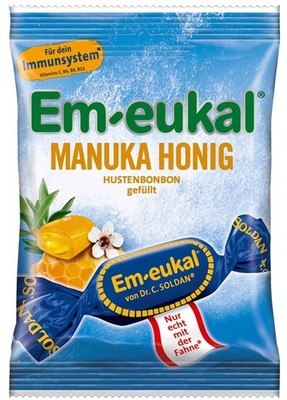 10x Em-eukal Manuka Honey Filled Cough Throat Lozenges 75g - Ships from Germany!