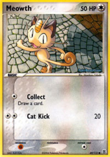Pokemon - Meowth - 69/112 - Common - EX FireRed & LeafGreen - NM