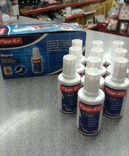 10 x Tipp-Ex Rapid 20ml Correction Fluid Tippex Bottles - New