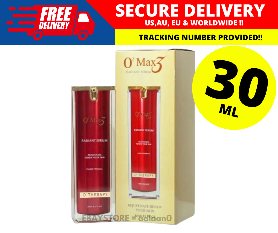 1 Boxes RF3 World O2Max3 Radiant Serum Skin Firming Lifting Anti Aging Serum