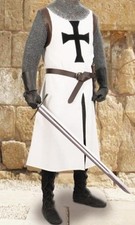 Knight Templar Tunic New Costume Medieval Renaissance Clothing Crusade Ages SCA