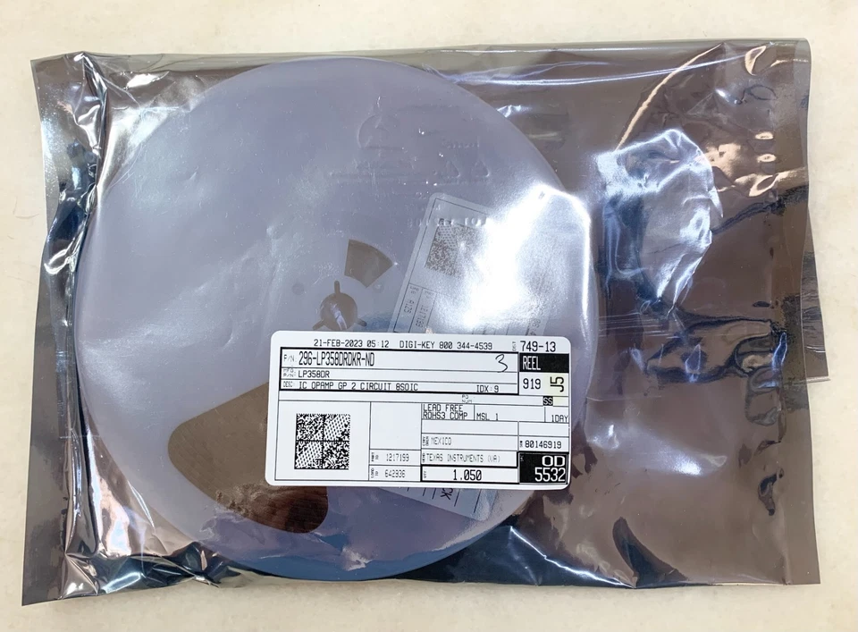 1050 Pcs - LP358DR - Texas Instruments - IC OPAMP GP 2 CIRCUIT - SMD SOIC-8 - image 3 of 4