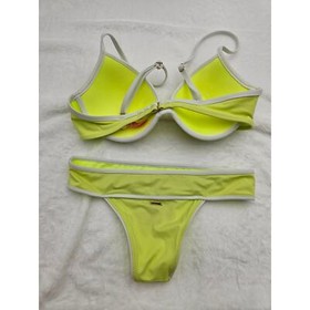 Victoria's Secret Women's Size 34C/D XS/S Neon Yellow 5 Piece Mix & Match Bikini