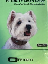 PETORITY Smart Pet Collar - GPS TRACKER AND HEALTH MONITOR Large gray