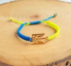 Ukraine blue yellow bracelet trident flag patriotic men women gift souvenir