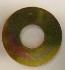 1/2 Grade 8 USS Flat Washers Yellow Zinc 200 Pieces