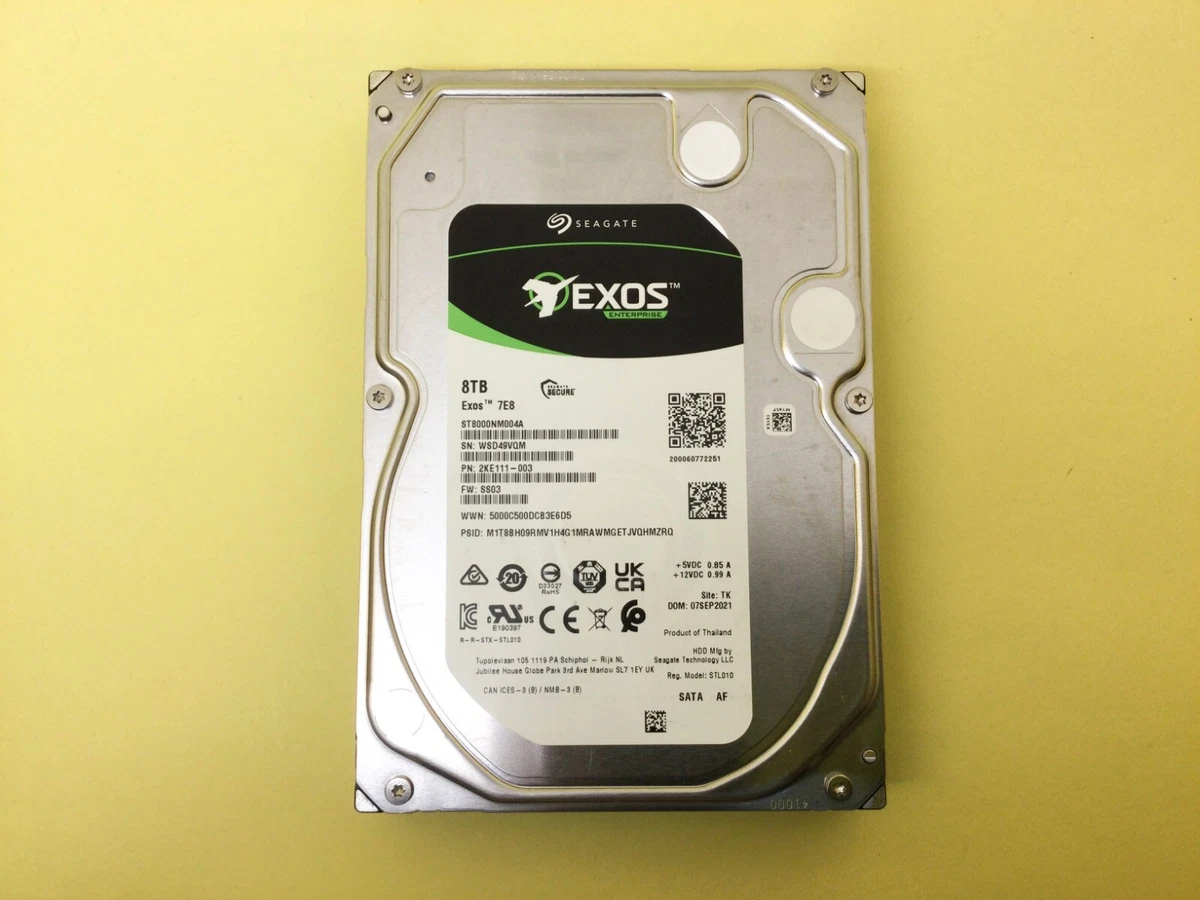 Seagate Exos 7E8 8TB 7.2K SATA 6Gb/s 3.5