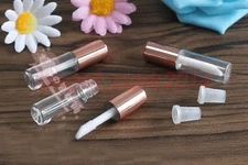 100pcs 1.2ml Gold  pretty Empty Sample lip gloss tube lip balm bottle container