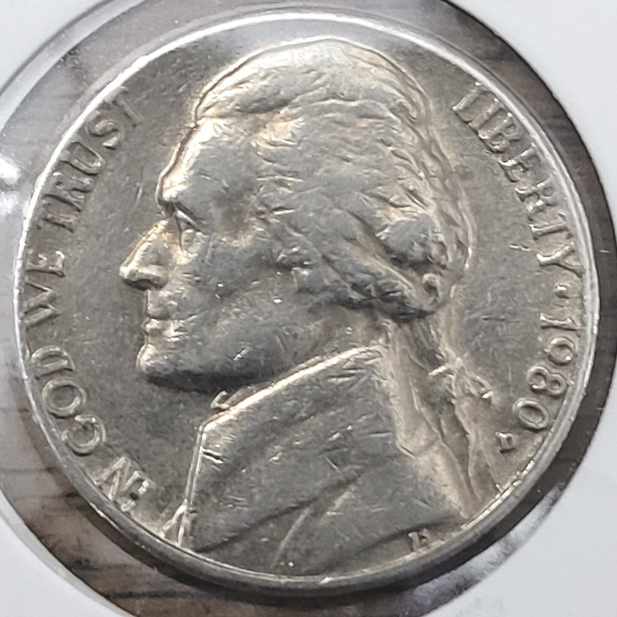 1986-P Jefferson Nickel Double Strike Error | eBay