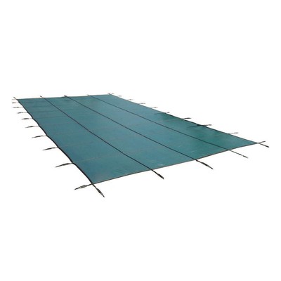 Blue Wave Rectangular In-Ground Safety Pool Cover 34'Length Polyethylene, Green