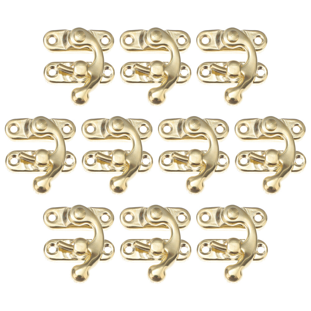 10 Pcs Wooden Box Door Latch Miniture Decoration Toggle Vintage Jewelry