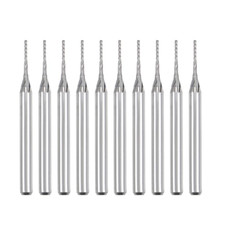 10Pcs 0.7Mm Carbide End Mill Engraving Milling Cutter CNC Router Bits for PCB Ma