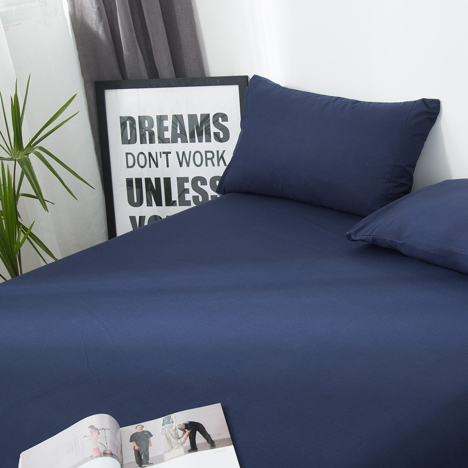 Waterproof Fitted Sheet Twin Queen King Size Extra Deep 31/41cm Bed