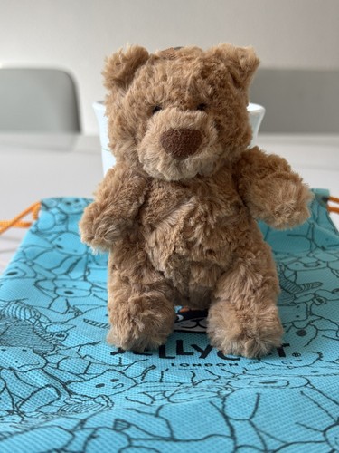 AUTHENTIC‼️Jellycat BARTHOLOMEW BEAR BAG CHARM New ✅NWT KeyChain - Picture 5 of 6