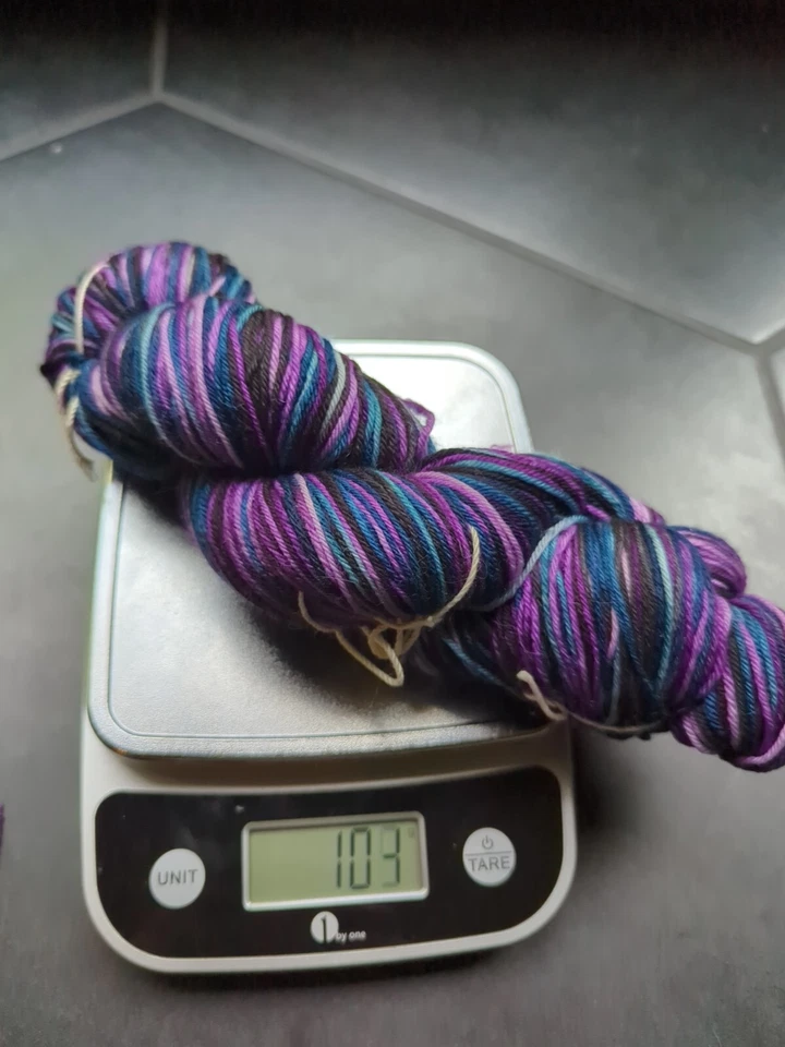 Set Of 3 Sock 100gr Skeins Of Mystery Sport?   Sock?  Soft And Plied & Hand Dyed - Image 4 of 4