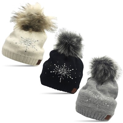 Beanie Wintermütze Herren Damen - Weiche Strickmütze Mit Fleecefutter & Lederpatch