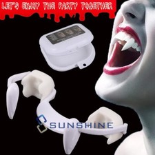 Halloween Scary Retractable Fangs Teeth for Party Cosplay Vampire Zombie Costume