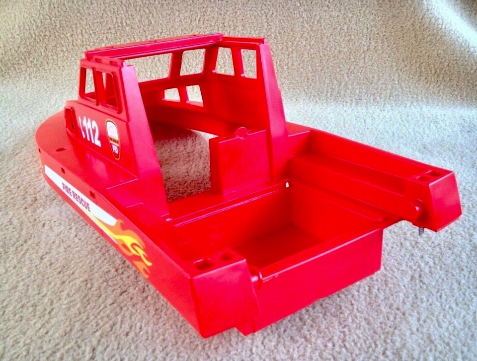 Playmobil 3128 Fire Rescue Boat Spares Deck & Screws 30627292
