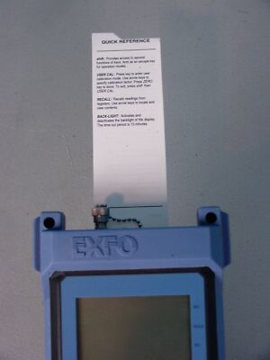 Misuratore Di Riflessione Ottica Exfo BRT-320A – Usato Ma Funzionante