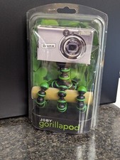JOBY Gorillapod Original Flexible Mini-Tripod Black Lime Green Cell GoPro Holder