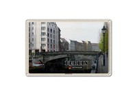 Blechschild StäDte Berlin Deutschland MäRkisches Ufer 30X20 Cm Schild Tin Sign