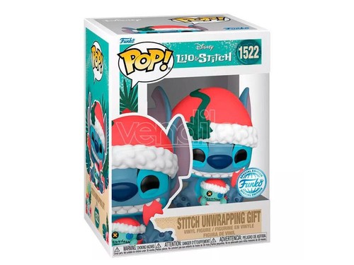 Pop Figura Disney Lilo & Stitch - Stitch Unwrapping Regalo Funko - Imagen 1 de 2