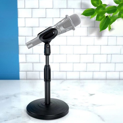 Desktop Table Desk Liftable Mic Microphone Stand with Clip Holder Mount Clamp uk - Picture 7 of 17