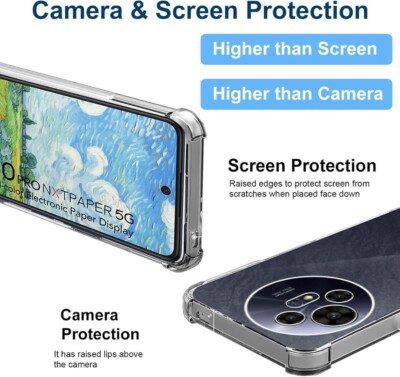 Phone Case: For TCL 50 SE 4G Case, Built In Slide Lens Cover, Heavy-Duty Double-Layer Shockproof Protective, With 360° Holder Phone Case - View #2