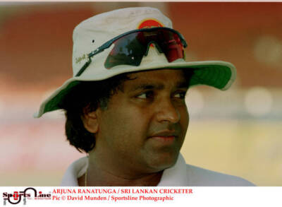 Arjuna Ranatunga Sri Lankan Cricketer Old Player Cricket Photo