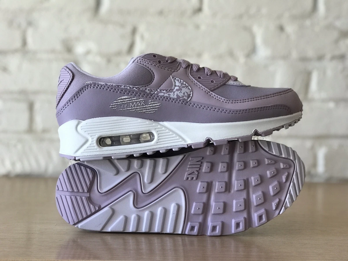Air max 90 2025 leather (gs) atmosphere grey/gunsmoke-white