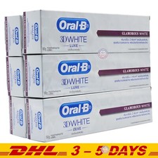 Oral-B 3D White Luxe Glamorous White Whitening Toothpaste 90g x 6