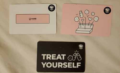Crumbl Cookies Gift Card LOT Of 3 Bakery Food Collectible No 