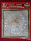 Vintage Lot of 20 CLEAR Plastic TEAR DROP Icicle CHRISTMAS TREES ORNAMENTS Decor — photo 10