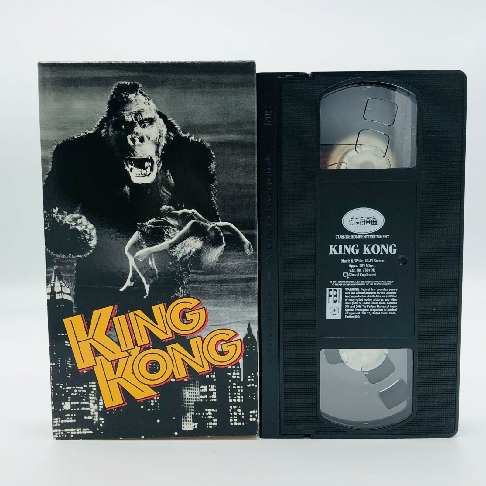 King Kong, the original uncut version, 1933, B&W, VHS Nostalgia  Merchant 86112050133