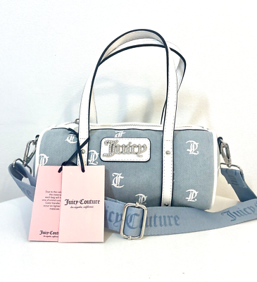Juicy Couture Denim Blue Best Sellers Mini Barrel Crossbody  display picture 1
