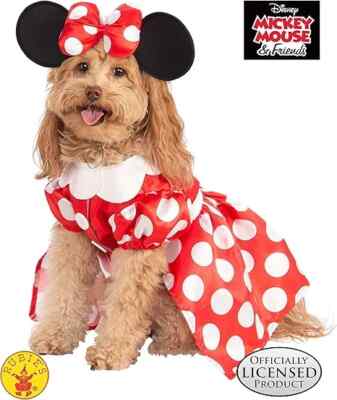 Rubies Minnie Mouse Disney Classic Halloween Birthday Party Dog Cat Pet Costume